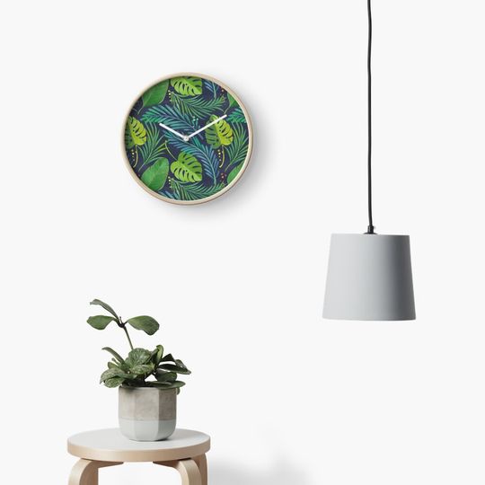 Discover Rain Forest Clock