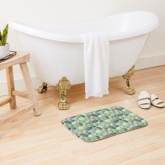 Discover Sea Stones Bath Mat
