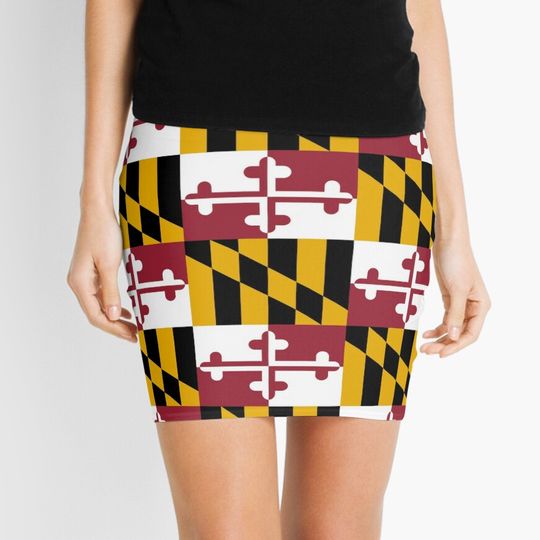 Discover Flag of Maryland Mini Skirt