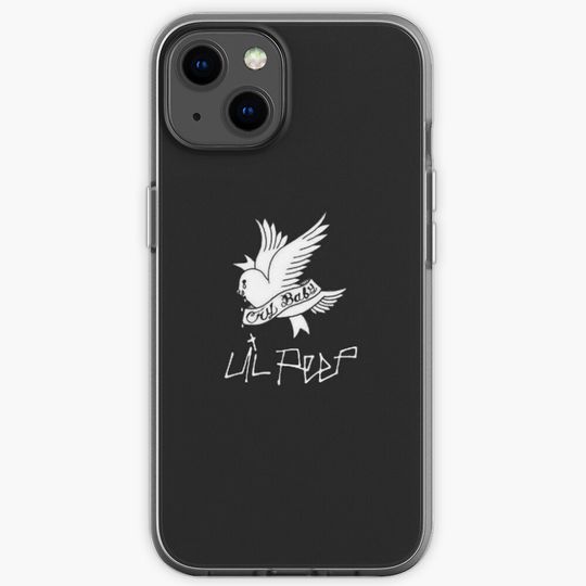 Discover Lil Peep Cry Baby bird tattoo original design iPhone Case