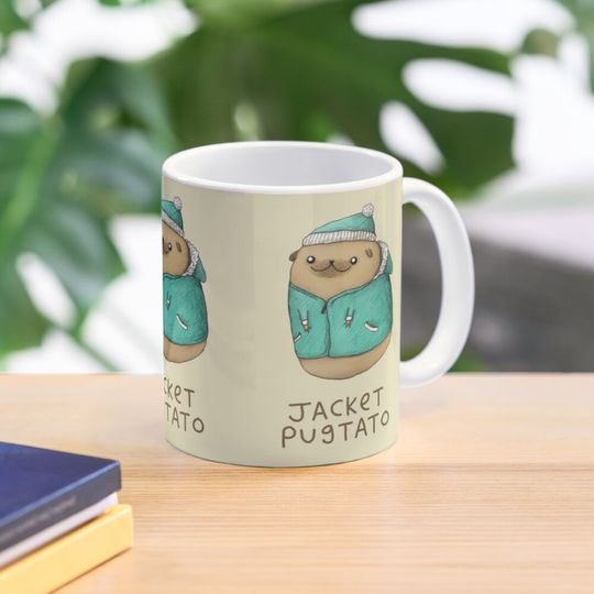 Discover Jacket Pugtato Coffee Mug