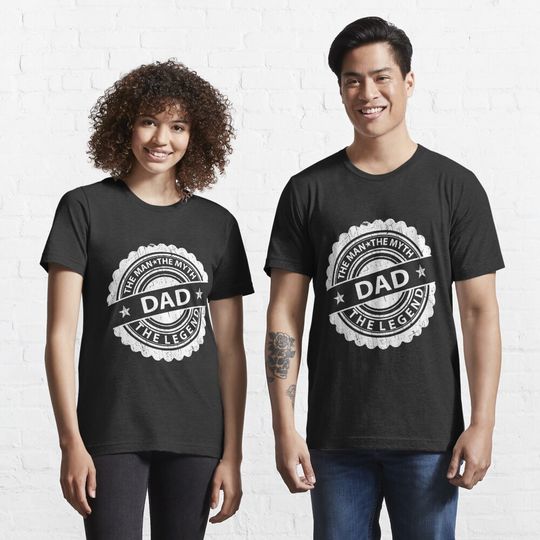 Discover Dad – The Man The Myth The Legend Essential T-Shirt