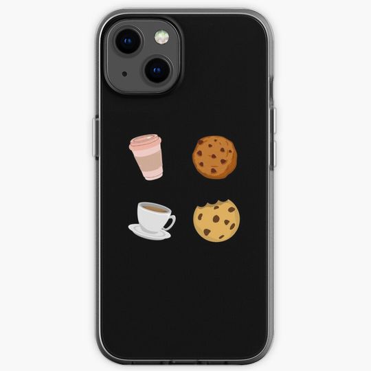 Discover Coffee And Cookies Sticker Pack iPhone Case