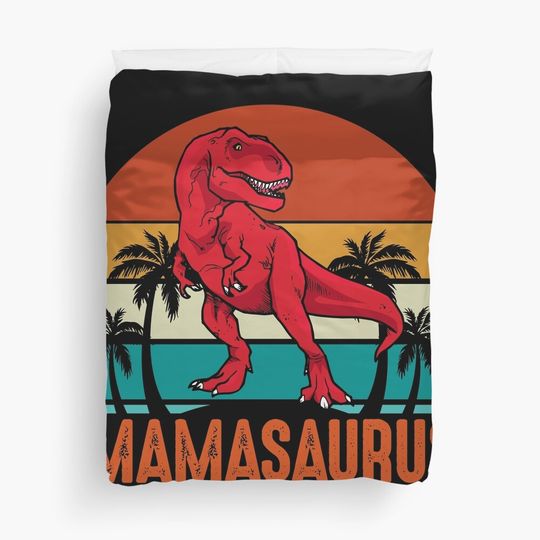 Discover Mamasaurus Duvet Cover