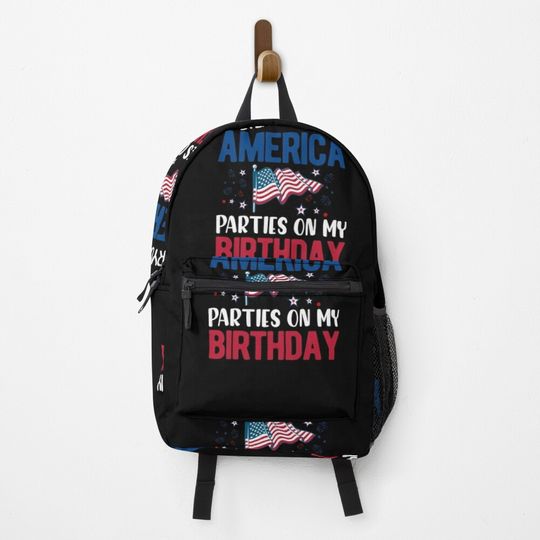 Discover Everyone in america parties on my birthday Backpack