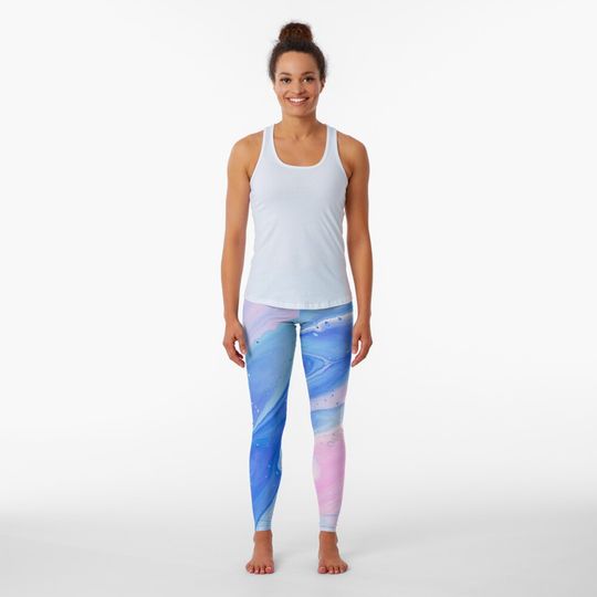 Discover Pastel Tie Dye Watercolor Leggings