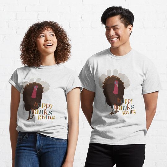 Discover Happy Thanksgiving Turkey T-Shirt