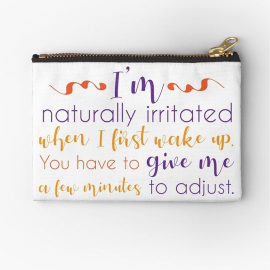 Discover Quotes Zipper Pouch