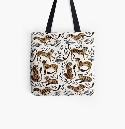Discover Cheetah Collection – Mocha & Black Palette Bag