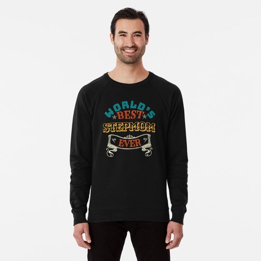 Discover Worlds Best Stepmom Ever Pullover Sweatshirt