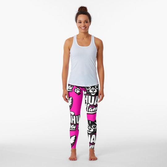 Discover Chihuahua Mama Mom Leggings