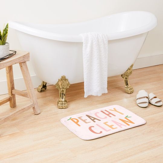 Discover Peachy clean Bath Mat