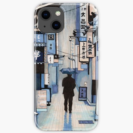 Discover Rainy Day iPhone Case