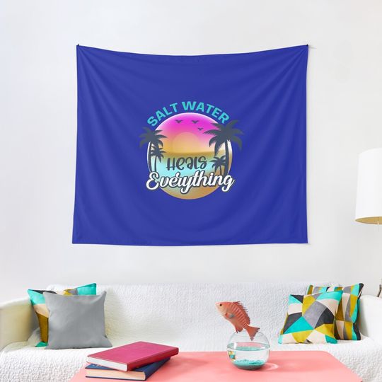 Discover Salt Water Heals Everything Tapestry