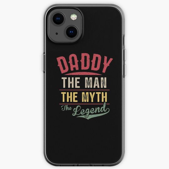 Discover Daddy the Man the Myth the Legend Shirt Fathers Day Gift iPhone Case