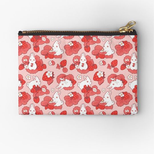 Discover Strawbunny Delight Makeup Bags