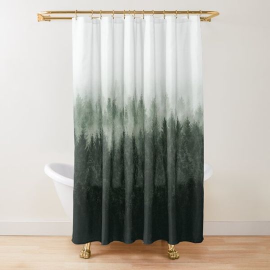 Discover High And Low Shower Curtain