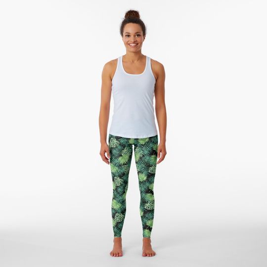 Discover Palm Leaves Leggings