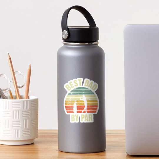 Discover Best Dad By Par Sticker