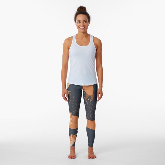 Discover red fox Leggings