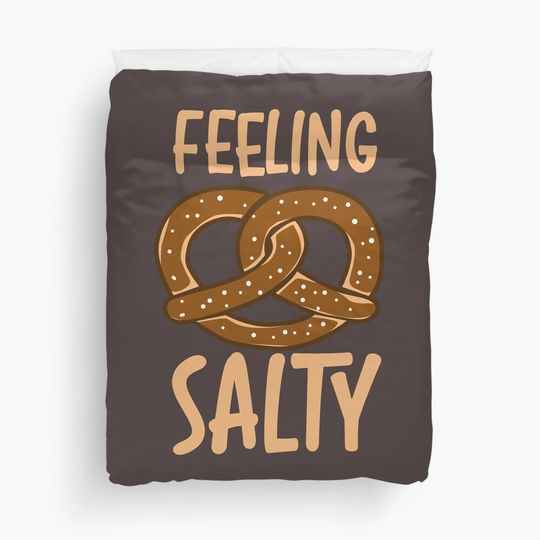 Discover Pretzel Day Duvet Cover