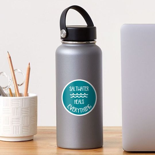 Discover Salt Water Heals Everything Sticker