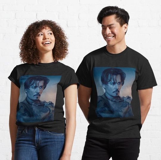 Discover Wallpaper Johnny Depp Classic T-Shirt