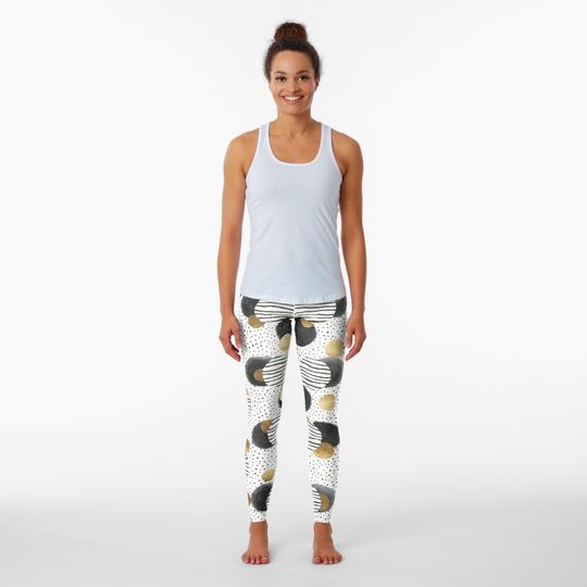 Discover Classy Gold Leggings