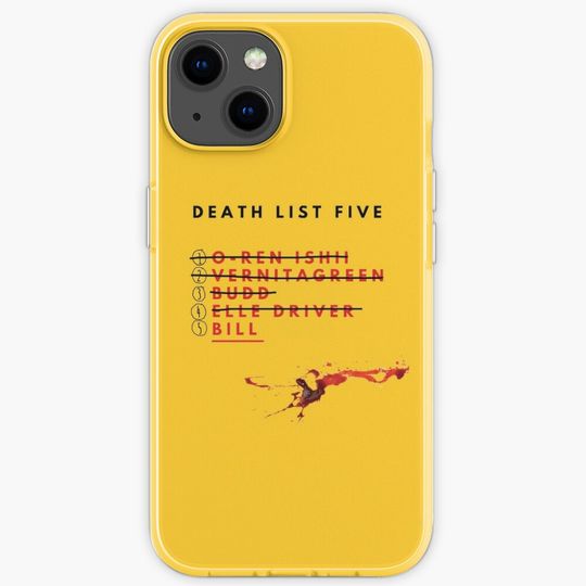 Discover Kill Bill- Death List iPhone Case