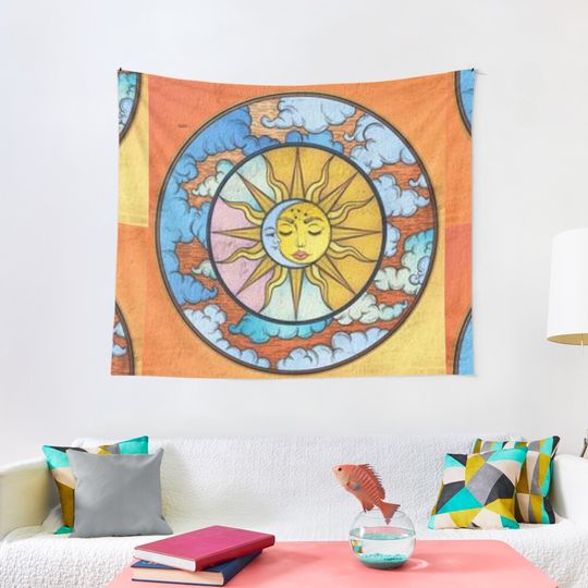 Discover Sun and Moon Tapestry