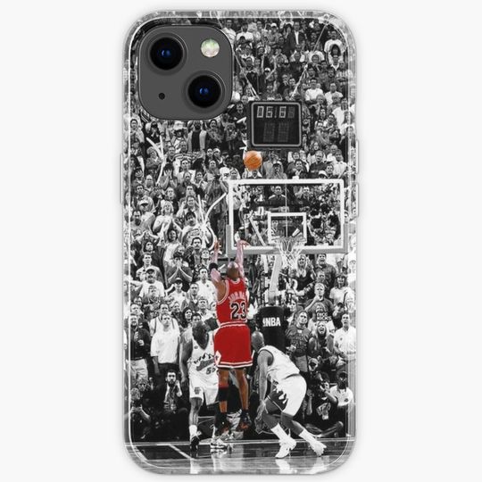 Discover Michael Jordan Shot Over Russell iPhone Case