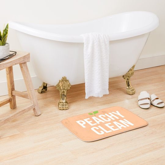 Discover Peachy Clean Bath Mat