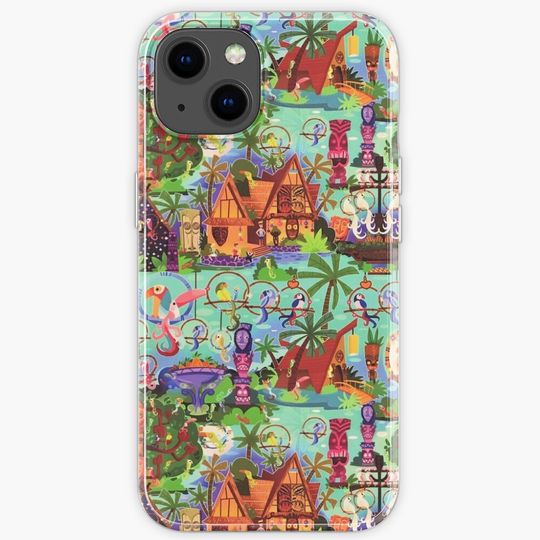 Discover The ORIGINAL Enchanted Tiki Room Collage iPhone Case