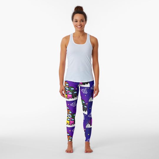 Discover Among Us Birthday Leggings