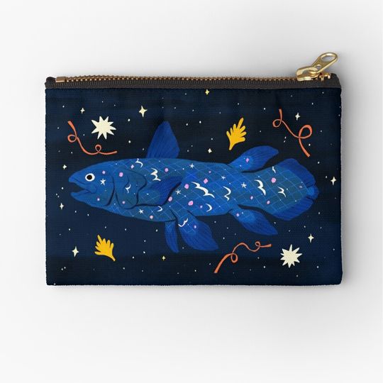 Discover Starry Coelacanth Zipper Pouch
