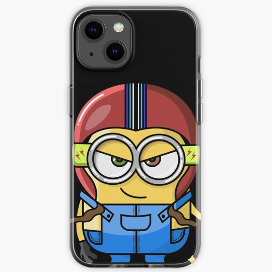 Discover Racer Minion! iPhone Case