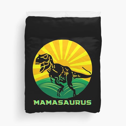 Discover Mamasaurus Duvet Cover