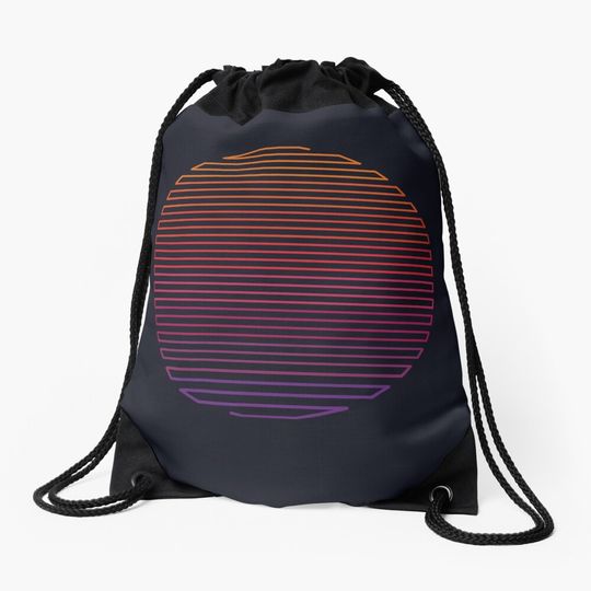 Discover Linear Light Drawstring Bag