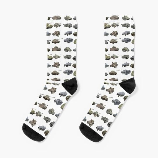 Discover Multiple German WW2 Tanks Socks