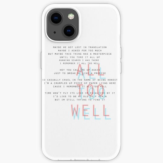 Discover Song lyrics iPhone Case