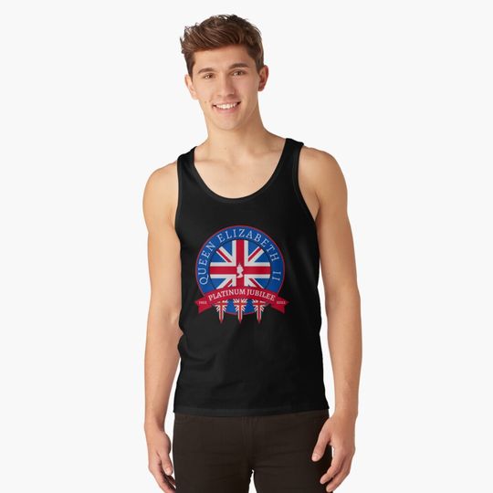 Discover Platinum Jubilee Queen Elizabeth II 1952-2022 Tank Top