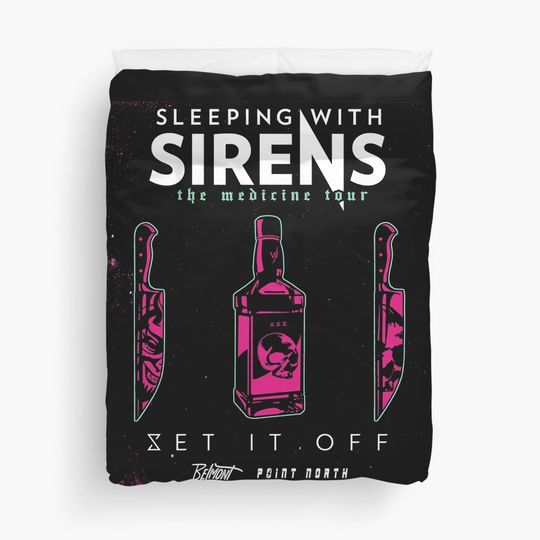 Discover Sleeping With Sirens Duvet Cover