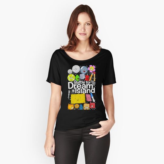 Discover BFDI Poster Black Relaxed Fit T-Shirt