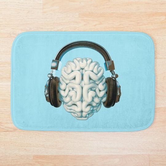 Discover Mind Music Connection Bath Mat