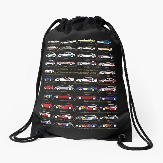 Discover World Rally Aces Drawstring Bag