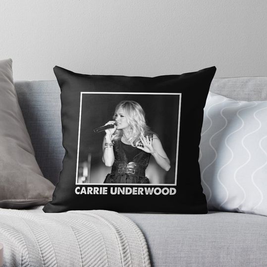 Discover Carrie Underwood Throw Pillow