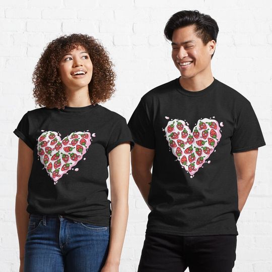 Discover Strawberries And Cream Classic T-Shirt
