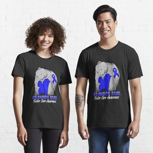 Discover Grandpa Bear Foster Care Awareness Ribbon Essential T-Shirt