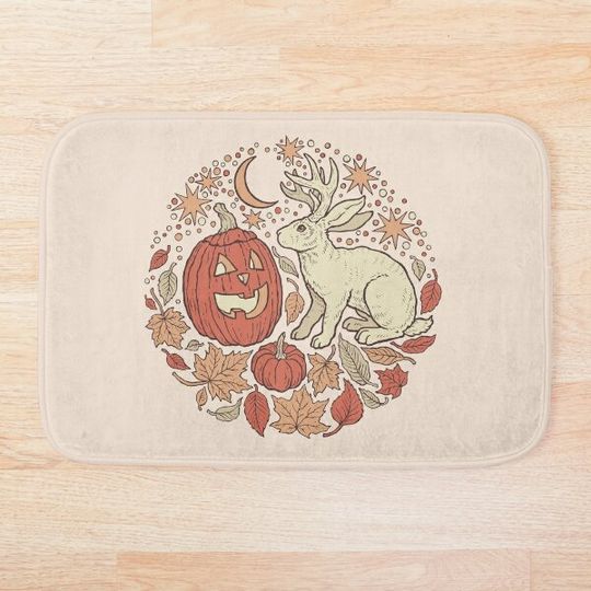 Discover Halloween Friends | Autumn Palette Bath Mat