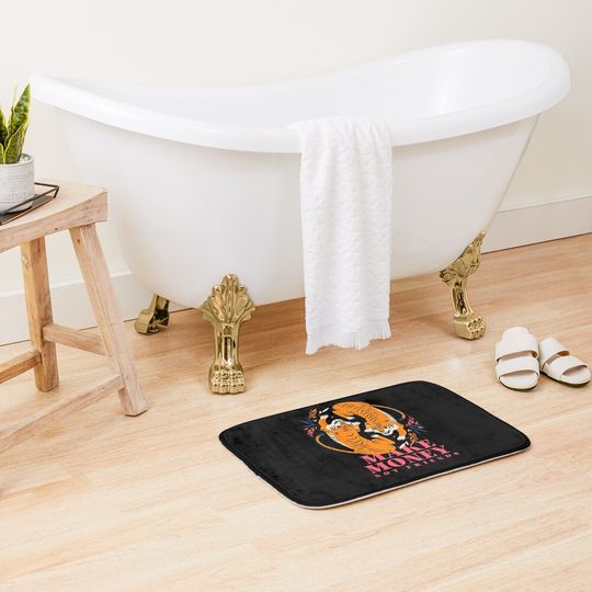 Discover Make Money Not Friends | Year Of The Bengal Tiger | Happy Chinese New Year Bath Mat